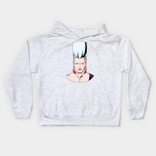 Polnareff Silver Anime Fan art Kids Hoodie by Branigan